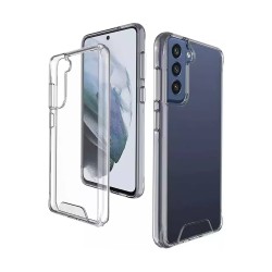 Silicone Hard Corners Case for Samsung S21 FE Transparent Silicone Hard Corners Case for Samsung S21 FE Transparent